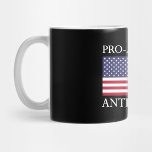 Pro-America -Trump American Usa Flag Resist Mug